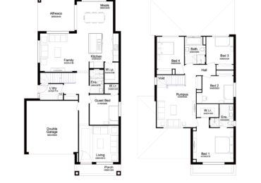 Double Story Home Plan