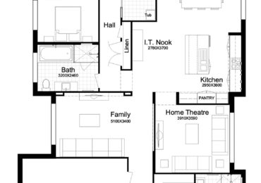 Single Story Home Plan