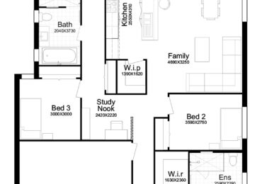 Single Story Home Plan