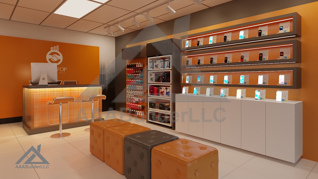 AAABuilderLLC Store Interior Design